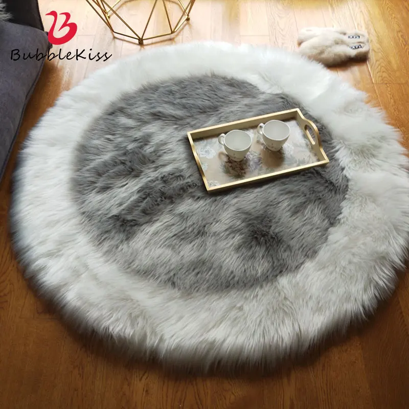 Bubble Kiss Carpets For Living Room Round Splicing Color Plush Rug Soft Skin-Friendly Home Bedroom Coffee Table Decor Floor Mat
Bubble Kiss Carpets For Living Room Round Splicing Color Plush Rug Soft Skin-Friendly Home Bedroom Coffee Table Decor Floor Mat
