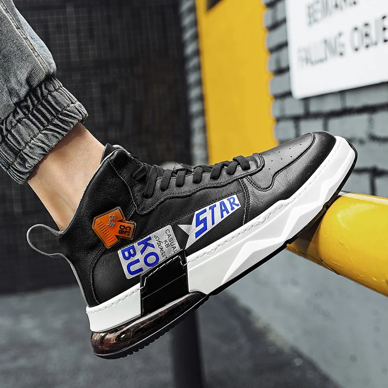 2021 spring new high-quality men's casual shoes fashion high-top shoes color matching shock absorption air cushion shoes 39-44-7
2021 spring new high-quality men's casual shoes fashion high-top shoes color matching shock absorption air cushion shoes 39-44-7