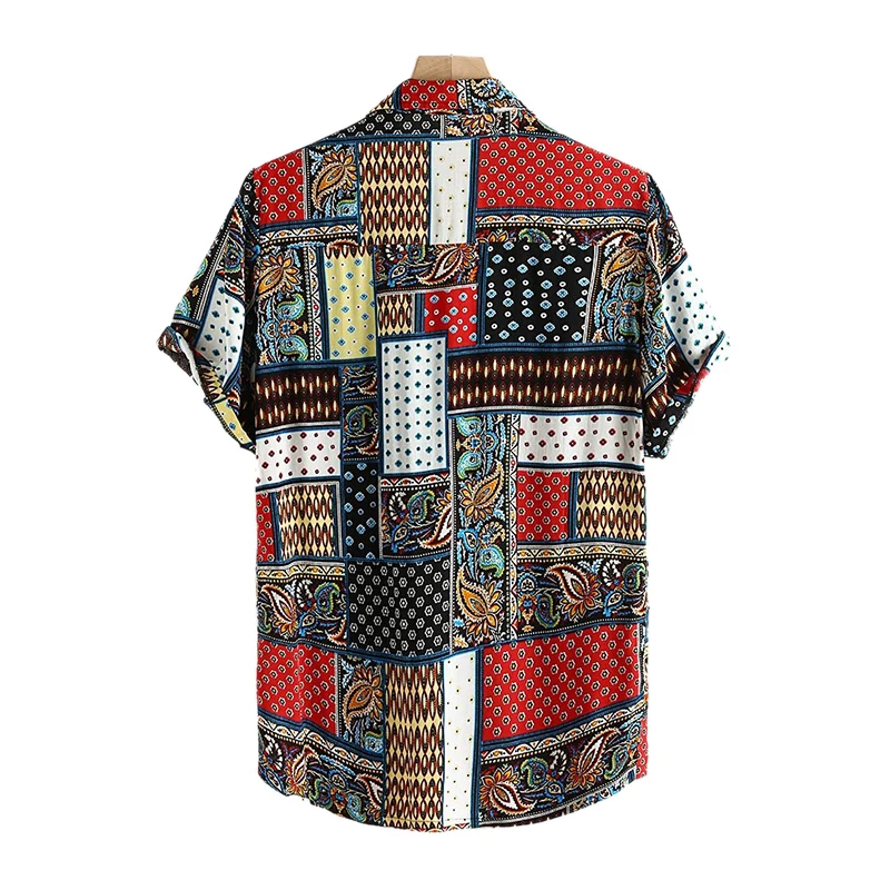 Vintage Printed T Shirts Bohemain Style Men Short Sleeve Button Tops Summer Beach Holiday Tees
Vintage Printed T Shirts Bohemain Style Men Short Sleeve Button Tops Summer Beach Holiday Tees