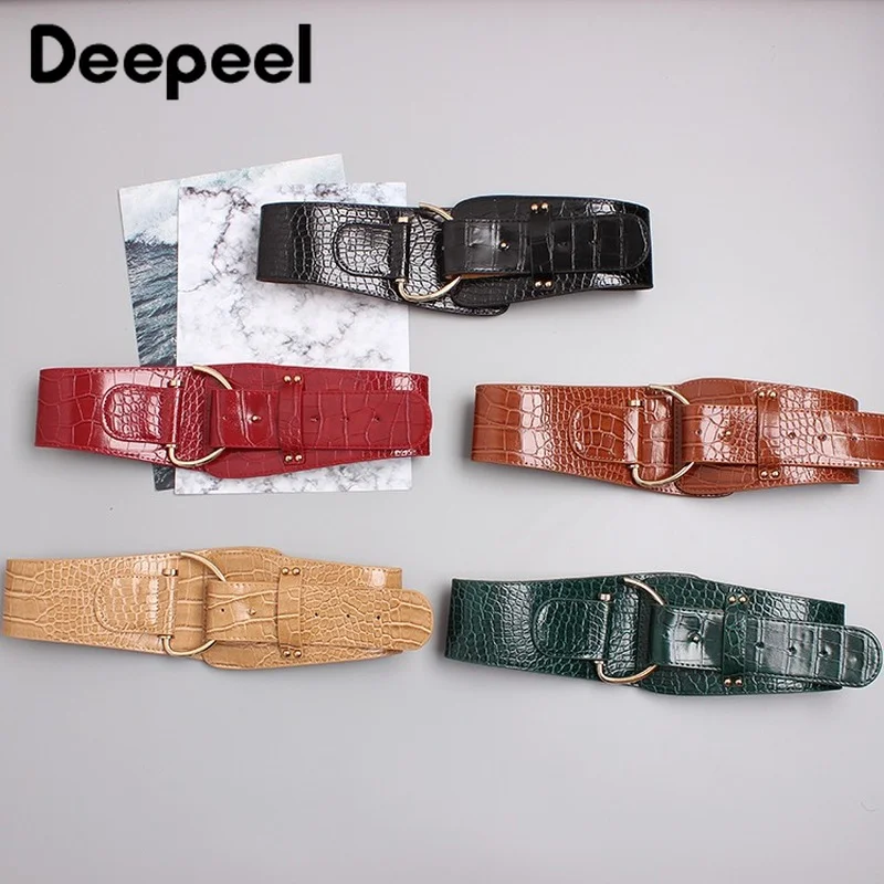 

Deepeel 1 предмет, для детей 6-10 см * 68-76 см женские широкие эластичные пояса металлической пряжкой декоративные корсет пояс роскошный модный жен...