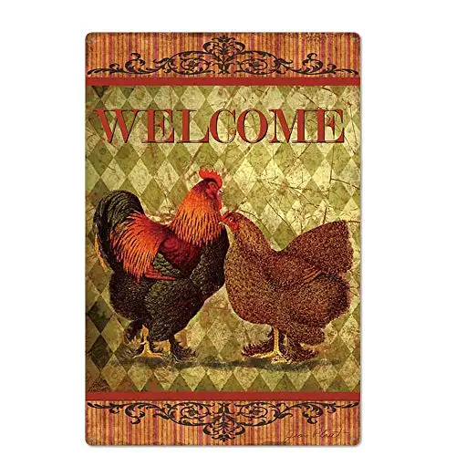Original Retro Design Fresh Chicken Tin Metal Signs Wall Art | Thick Tinplate Print Poster Wall Decoration For farm
Original Retro Design Fresh Chicken Tin Metal Signs Wall Art | Thick Tinplate Print Poster Wall Decoration For farm