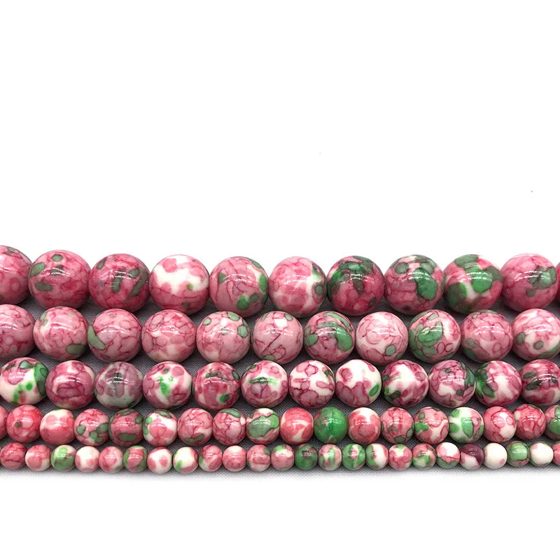 Natural Stone Orange Blue Green Balck Red Dots Rainbow Stone Round Loose Beads Fit Diy Charms Spacer Beads Jewelry Making
Natural Stone Orange Blue Green Balck Red Dots Rainbow Stone Round Loose Beads Fit Diy Charms Spacer Beads Jewelry Making