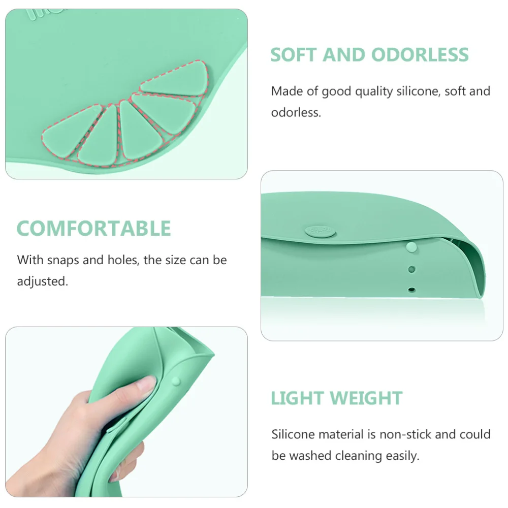 1pc Dining Bib Silicone Soft Waterproof Durable Portable Foldable Mealtime Bib Feeding Apron for Toddlers
1pc Dining Bib Silicone Soft Waterproof Durable Portable Foldable Mealtime Bib Feeding Apron for Toddlers
