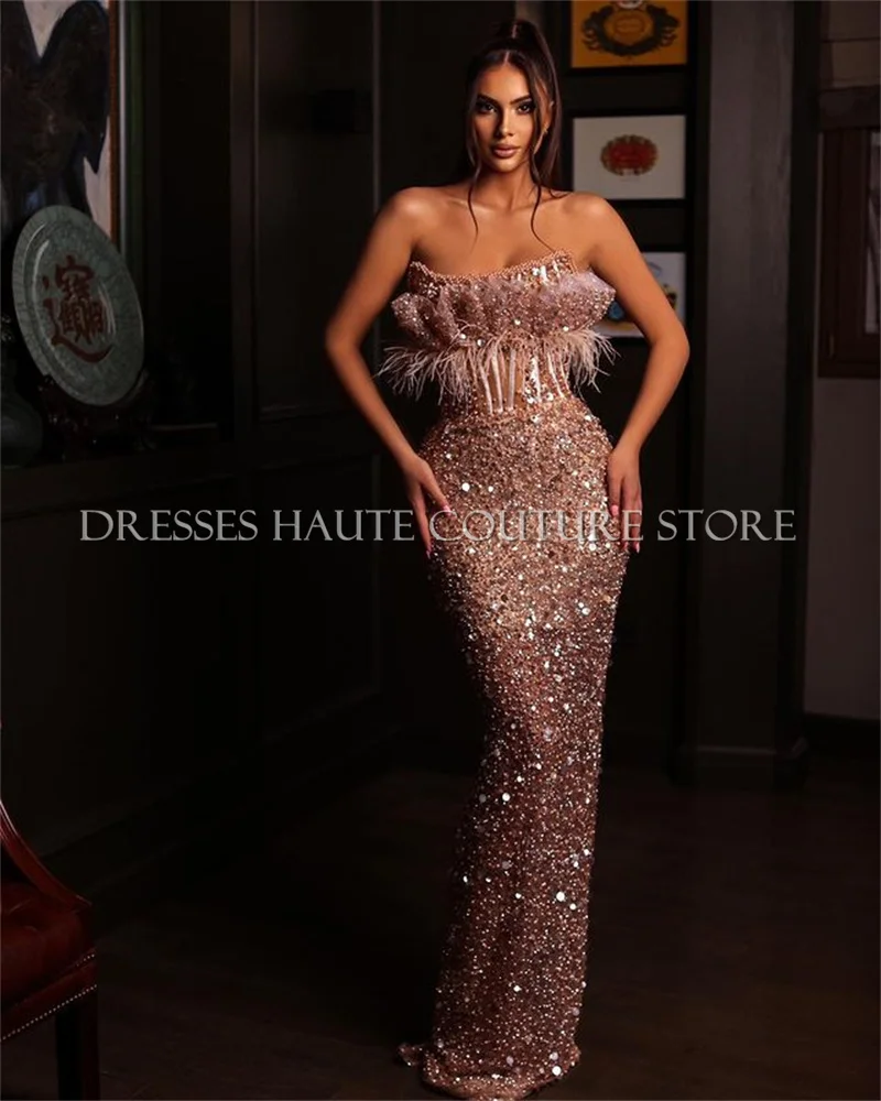 Luxury Beading Evening Dresses Gowns 2021 Sexy Feathers Mermaid Prom Dress For Women Party Night
Luxury Beading Evening Dresses Gowns 2021 Sexy Feathers Mermaid Prom Dress For Women Party Night