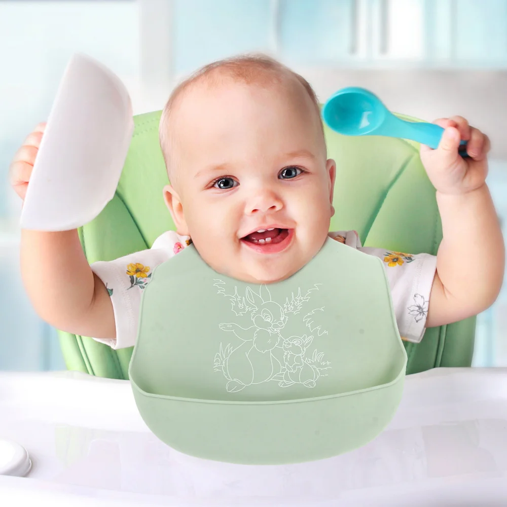 2Pcs Silicone Baby Bib Adjustable Reusable Clothing Protector Kids Toddler Bibs
2Pcs Silicone Baby Bib Adjustable Reusable Clothing Protector Kids Toddler Bibs