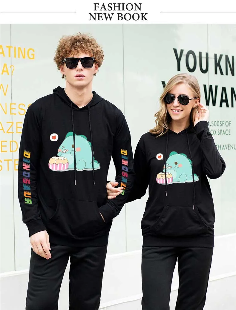2021 Cute DINDSAUR Hoodies Men/Women Fashion Casual Streetwear Sweatshirt Harajuku Autumn Winter Hoodie Couples Clothes
2021 Cute DINDSAUR Hoodies Men/Women Fashion Casual Streetwear Sweatshirt Harajuku Autumn Winter Hoodie Couples Clothes