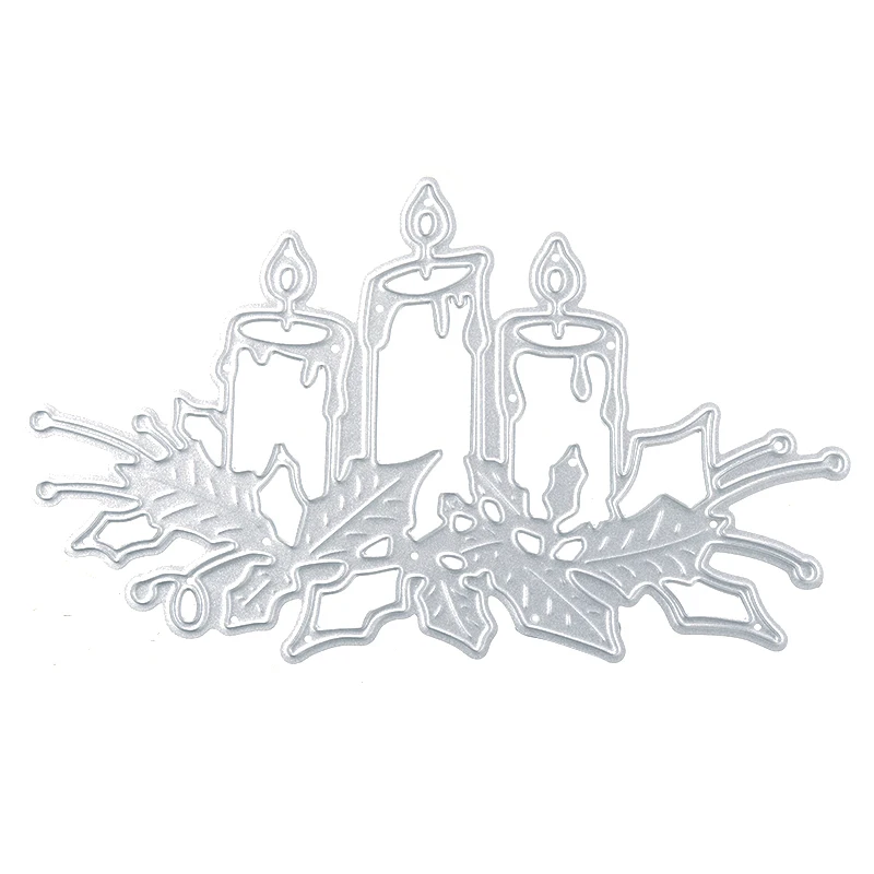 Burning Candle Metal Cutting Dies Christmas Stencils For DIY Embossing Scrapbook Album Paper Card Decoration Craft 
Burning Candle Metal Cutting Dies Christmas Stencils For DIY Embossing Scrapbook Album Paper Card Decoration Craft