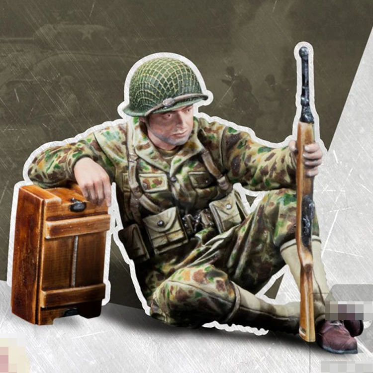 1/35 Resin Model figure GK Soldier PFC US ARMORED INFANTRY WWII Military theme Unassembled and unpainted kit
1/35 Resin Model figure GK Soldier PFC US ARMORED INFANTRY WWII Military theme Unassembled and unpainted kit
