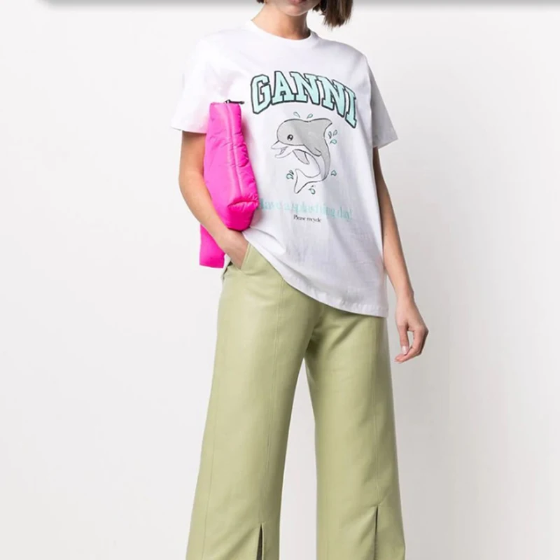 2021 New Summer Women White Cotton T-shirt Printed O-neck Loose Short Sleeve Female Tee Tops
2021 New Summer Women White Cotton T-shirt Printed O-neck Loose Short Sleeve Female Tee Tops