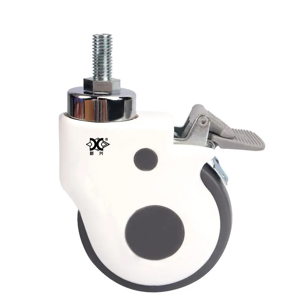 1 Pc 3 Inch Screw Rod Medical Wheel With Brake Tpr Mute Cart Hospital Equipment Universal
1 Pc 3 Inch Screw Rod Medical Wheel With Brake Tpr Mute Cart Hospital Equipment Universal