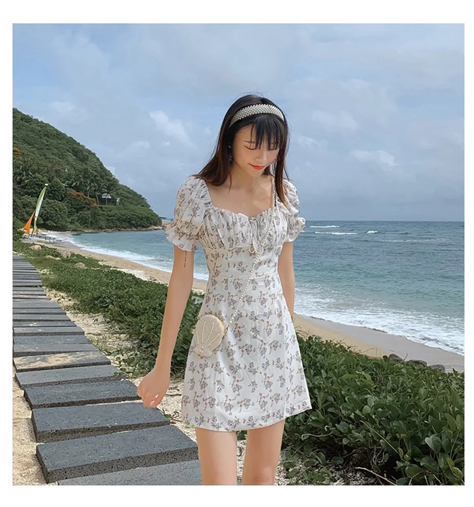 Court Style White Casual Floral Women Dress Bandage Ruched Summer Mini Dress Office Puff Sleeve High Street Aline Ladies Dresses
Court Style White Casual Floral Women Dress Bandage Ruched Summer Mini Dress Office Puff Sleeve High Street Aline Ladies Dresses