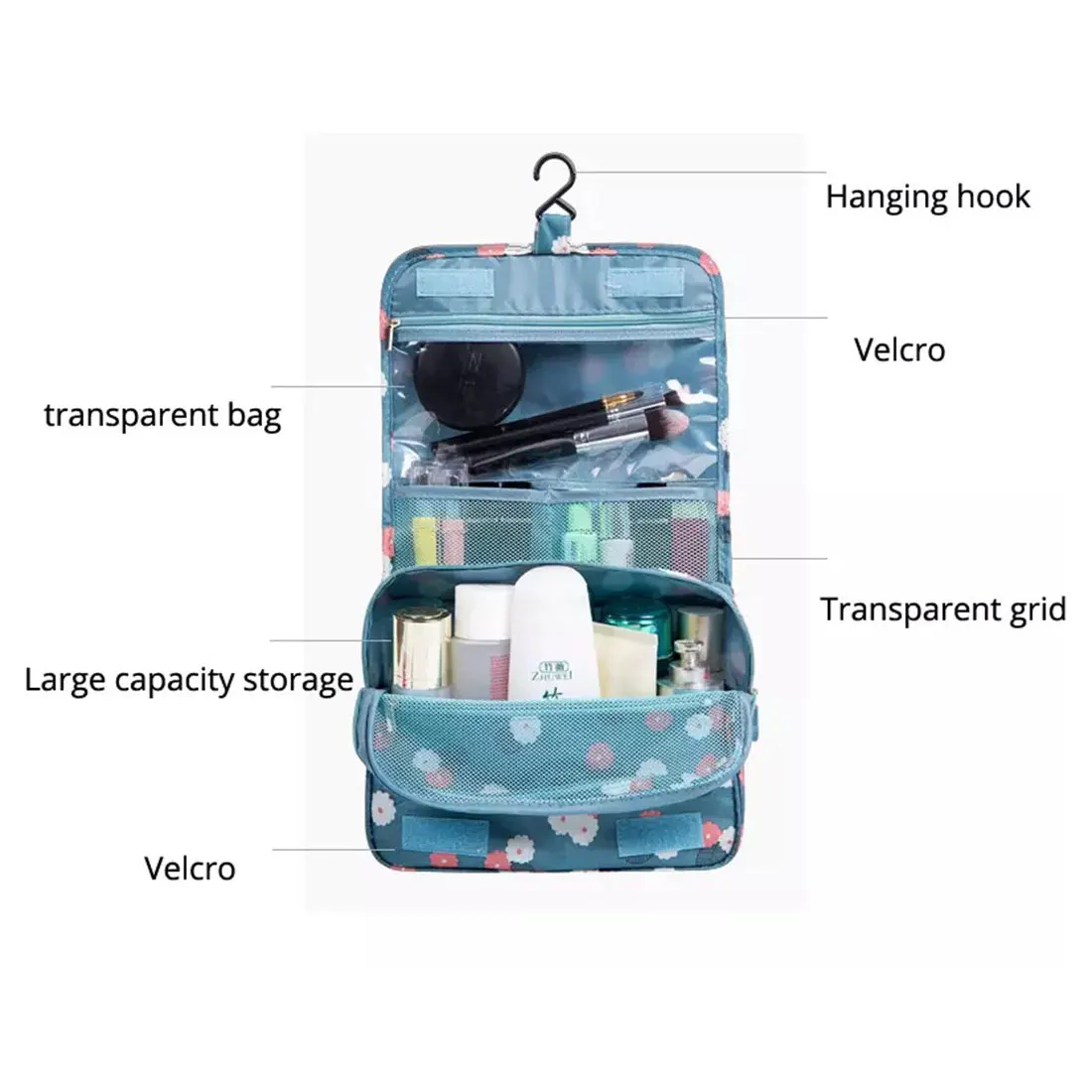 High Capacity Makeup Bag Travel Cosmetic Bag Waterproof Toiletries Storage Bag Cosmetics Storage Travel Kit Ladies Beauty Bag
High Capacity Makeup Bag Travel Cosmetic Bag Waterproof Toiletries Storage Bag Cosmetics Storage Travel Kit Ladies Beauty Bag