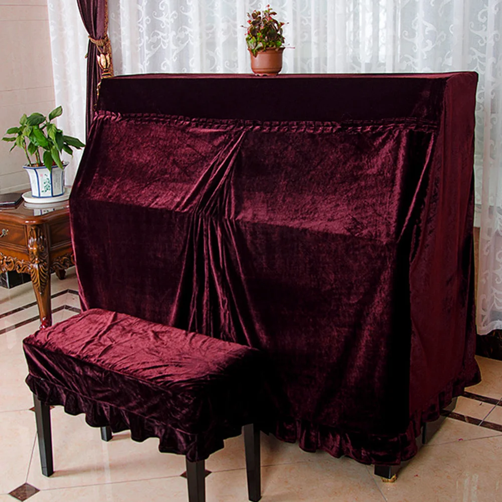 Durable Soft Velvet Decorated Piano Cover Macrame Hand Wash Practical Home With Cover Dust-Proof Protective Anti-scratch
Durable Soft Velvet Decorated Piano Cover Macrame Hand Wash Practical Home With Cover Dust-Proof Protective Anti-scratch