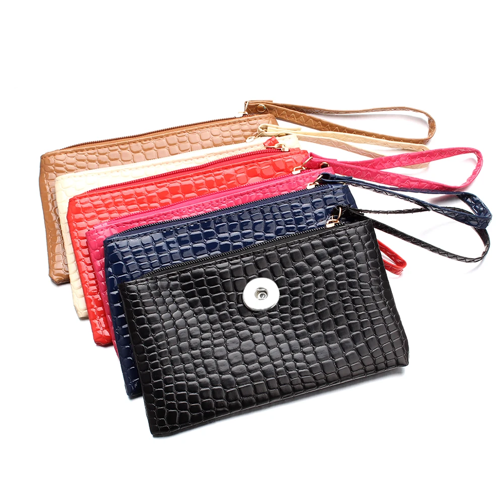 Fashion Female Snap Bag PU Leather Purse Handbag Fit 18mm Metal Snap Buttons 1 Button /3 Button For Women Bracelet
Fashion Female Snap Bag PU Leather Purse Handbag Fit 18mm Metal Snap Buttons 1 Button /3 Button For Women Bracelet