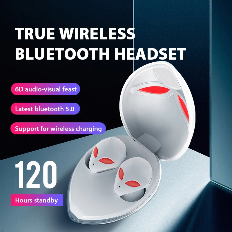 Беспроводные наушники Bluetooth 5,0, стерео, креативные мини-наушники-вкладыши, стерео, спортивная водонепроницаемая гарнитура с мощными наушник...
Беспроводные наушники Bluetooth 5,0, стерео, креативные мини-наушники-вкладыши, стерео, спортивная водонепроницаемая гарнитура с мощными наушник...