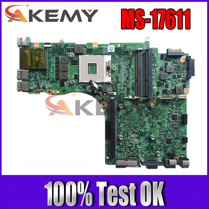 AKEMY оригинал для MSI GT70 Материнская плата ноутбука MS-17611 HM67 MS-17621 HM77 MS-17631 мб 100% тестирование Быстрая доставка
AKEMY оригинал для MSI GT70 Материнская плата ноутбука MS-17611 HM67 MS-17621 HM77 MS-17631 мб 100% тестирование Быстрая доставка