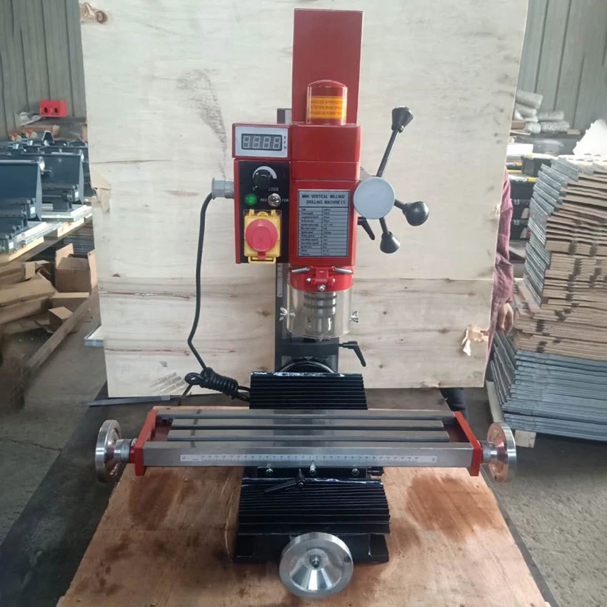 550W XJ9512 Industrial Milling Machine Digital Display Metal Bench Drill Vertical Drilling And Milling Machine MT3 220V/110V
550W XJ9512 Industrial Milling Machine Digital Display Metal Bench Drill Vertical Drilling And Milling Machine MT3 220V/110V
