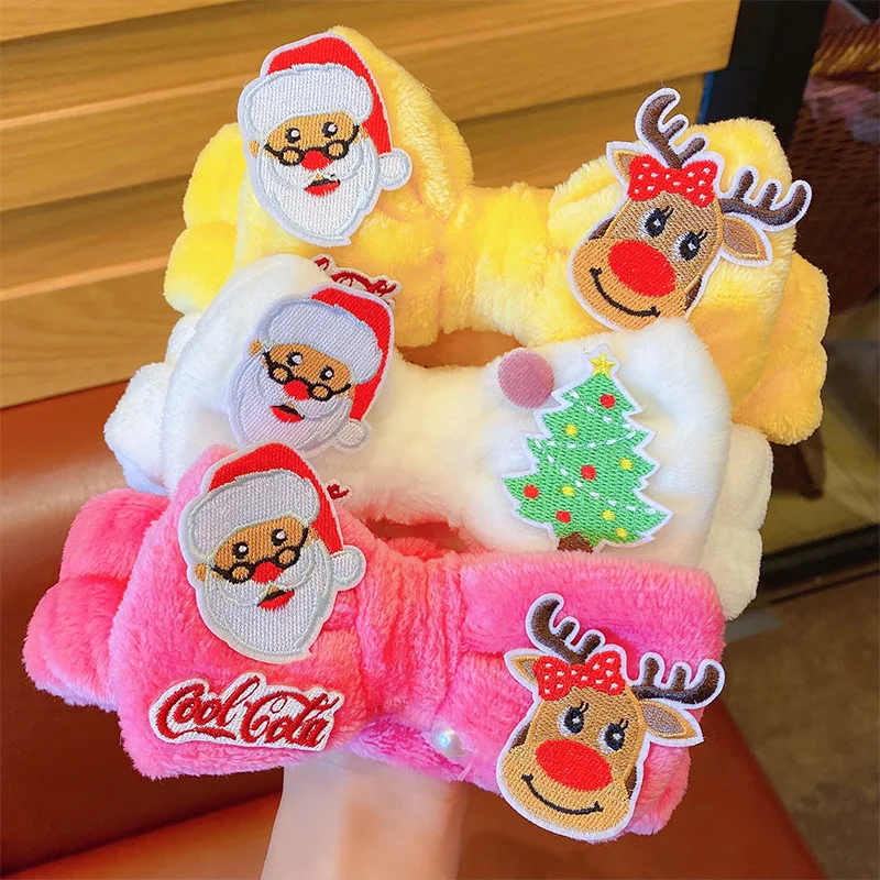 New Year Christmas Headbands Coral Fleece Soft Headband Turban Santa Claus Tree Head Wraps Elastic Hairbands Accessories
New Year Christmas Headbands Coral Fleece Soft Headband Turban Santa Claus Tree Head Wraps Elastic Hairbands Accessories