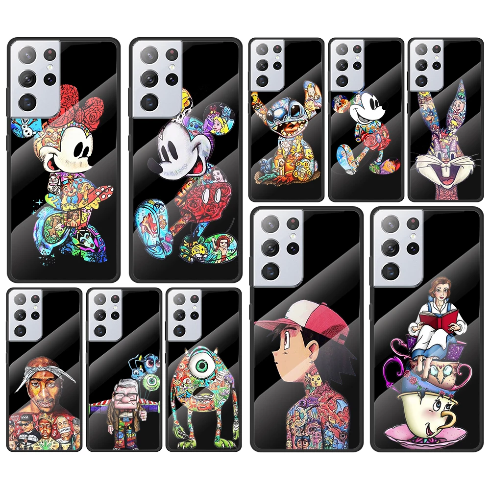 Mickey Tattoo Cartoon for Samsung Galaxy S21 Ultra Plus A72 A52 4G 5G M51 M31 M21 Luxury Tempered Glass Phone Case Cover
Mickey Tattoo Cartoon for Samsung Galaxy S21 Ultra Plus A72 A52 4G 5G M51 M31 M21 Luxury Tempered Glass Phone Case Cover