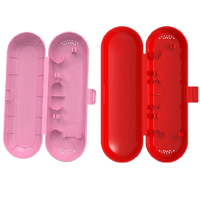 2 Pcs Electric Toothbrush Travel Case For For Portable Electric Tooth Brush Boxes, Pink & Red
2 Pcs Electric Toothbrush Travel Case For For Portable Electric Tooth Brush Boxes, Pink & Red