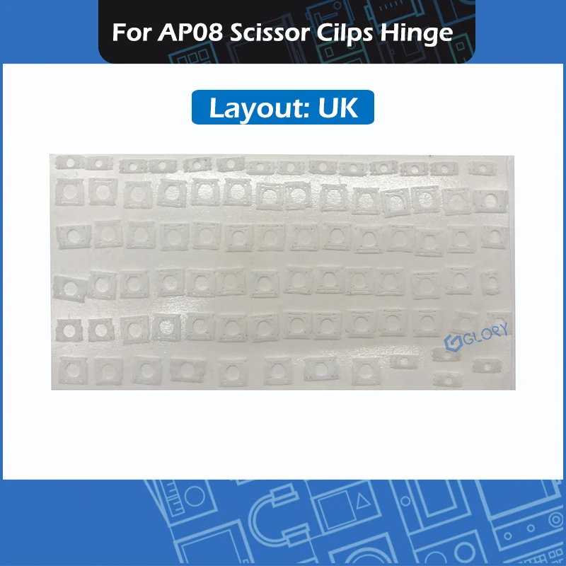 Новый Белый комплект ножничных зажимов шарнир UK макет AP08 для Macbook A1370 A1465 A1369 A1466 A1502