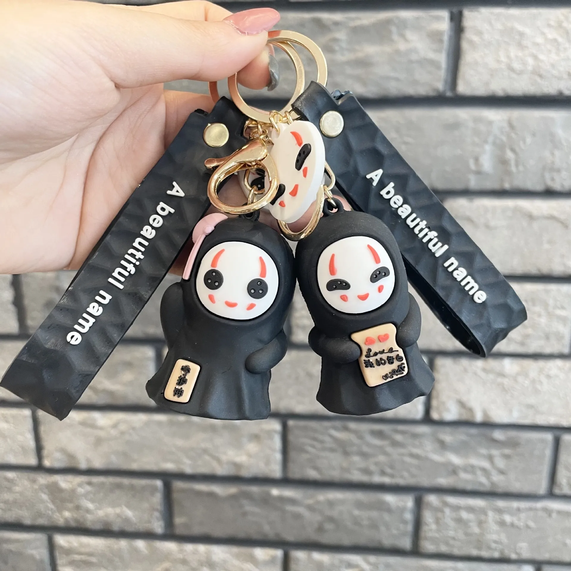 Spirited Away Anime Keychain No Face Man Cartoon Kawaii Doll Toy Keyring Children Man Women Bag Trinket Gift Jewelry Pendant
Spirited Away Anime Keychain No Face Man Cartoon Kawaii Doll Toy Keyring Children Man Women Bag Trinket Gift Jewelry Pendant