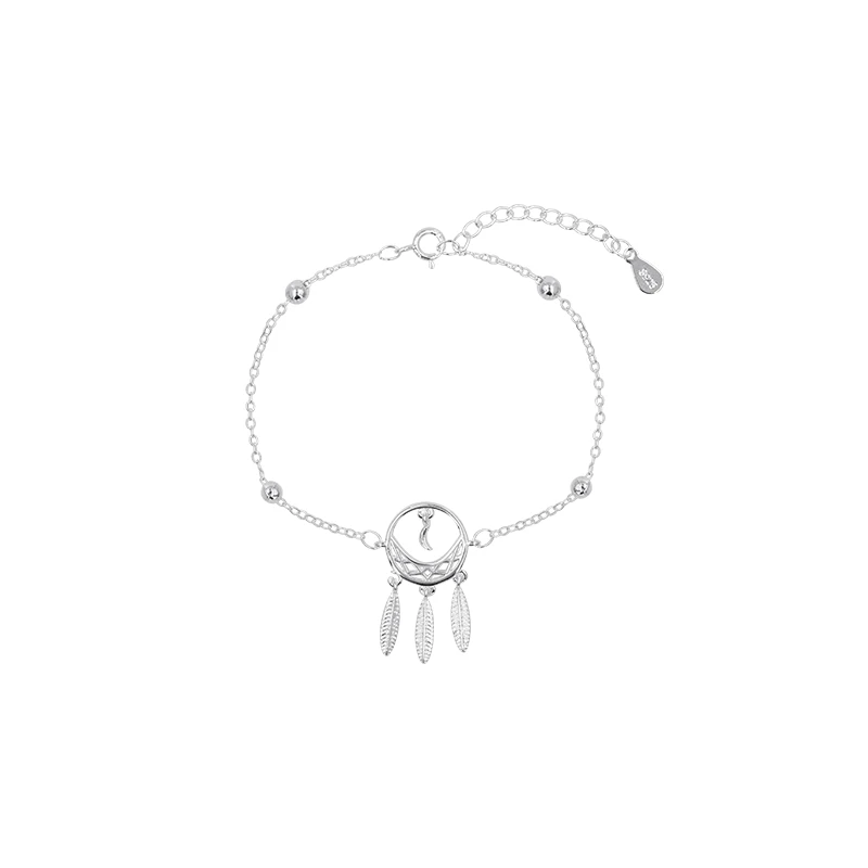 Simple Silver Plated Tassel Feather Charm Bracelet Suitable for Women's Bracelet &Bangle Fashion Party Jewelry Anniversary Gift
Simple Silver Plated Tassel Feather Charm Bracelet Suitable for Women's Bracelet &Bangle Fashion Party Jewelry Anniversary Gift