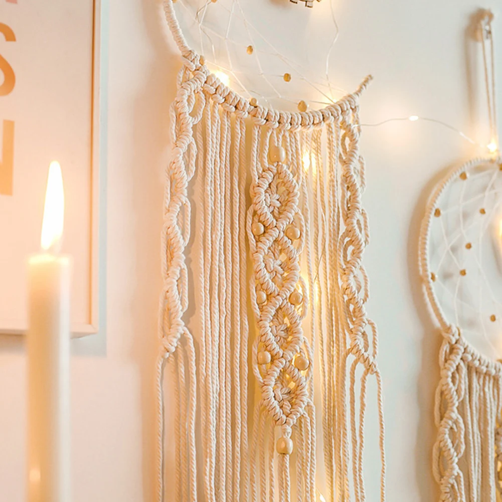 New Dream Catcher Bohemian Woven Crochet Wall Art Moon Star Hanging Ornament Home Bedroom Living Room Decoration Gifts For Girls
New Dream Catcher Bohemian Woven Crochet Wall Art Moon Star Hanging Ornament Home Bedroom Living Room Decoration Gifts For Girls