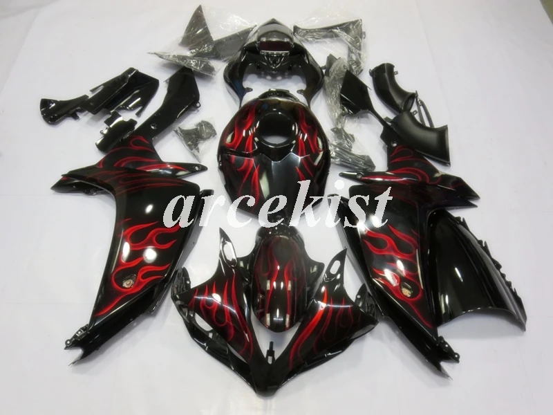 Injection Mold New ABS Full Tank cover Fairings kit Fit For Yamaha YZF1000 R1 2007 2008 07 08 YZF R1 body set flame red
Injection Mold New ABS Full Tank cover Fairings kit Fit For Yamaha YZF1000 R1 2007 2008 07 08 YZF R1 body set flame red