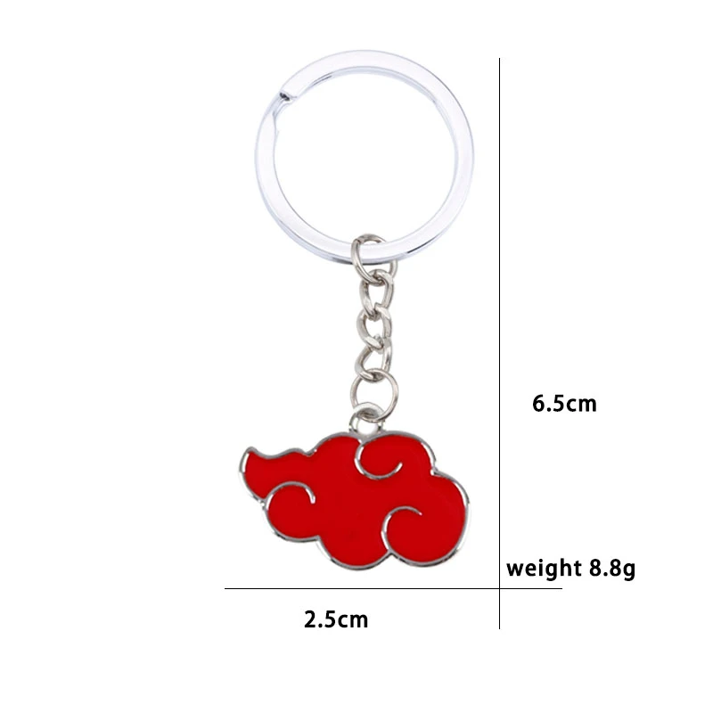 Anime Naruto Akatsuki Red Cloud Logo Keychain Itachi Uchiha Pendant Key Rings Car Accessories Gifts
Anime Naruto Akatsuki Red Cloud Logo Keychain Itachi Uchiha Pendant Key Rings Car Accessories Gifts