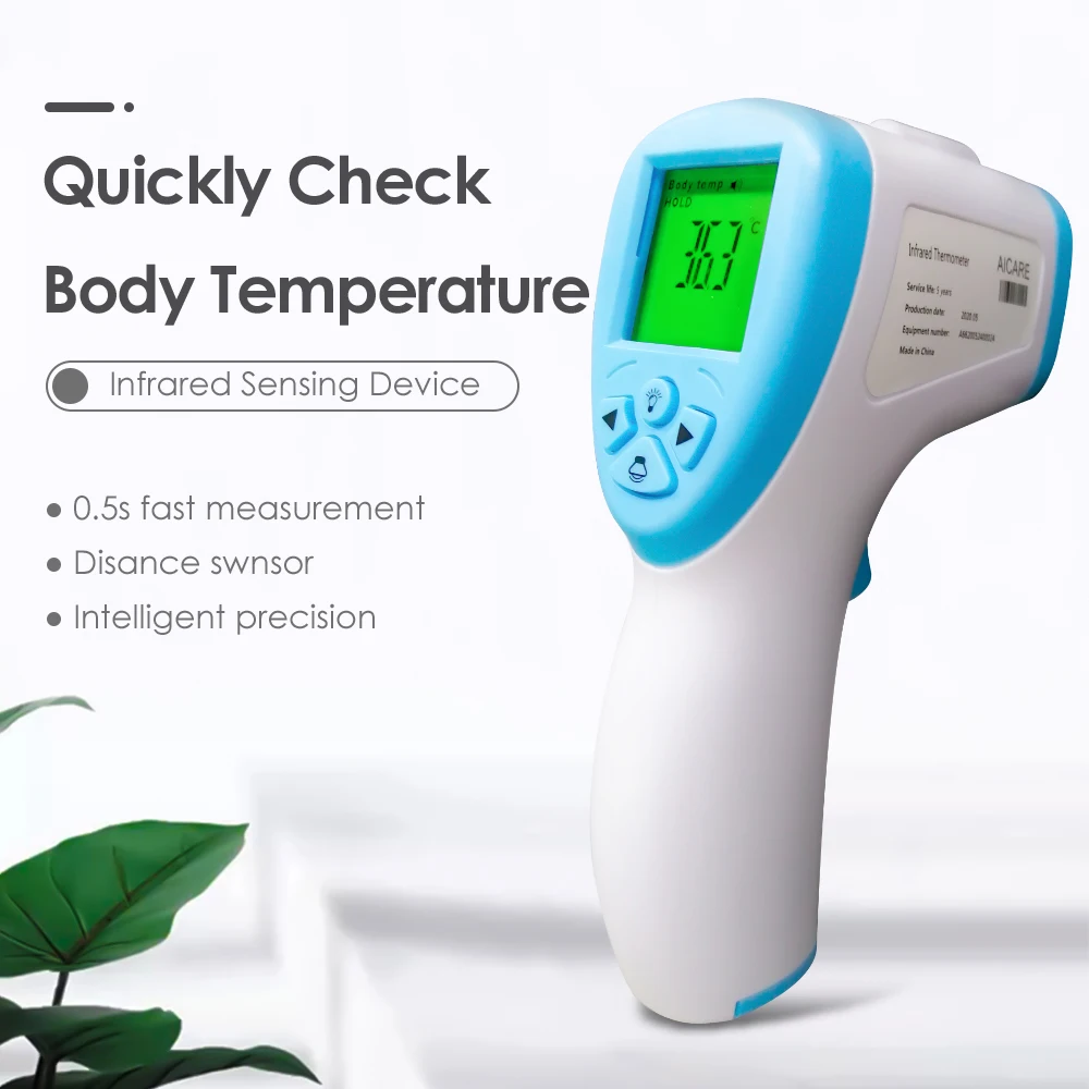 Non-contact Thermometer Digital Infrared Fever Thermometer For Adults And Infants Fast Accurate Display High Quality Tool Gun
Non-contact Thermometer Digital Infrared Fever Thermometer For Adults And Infants Fast Accurate Display High Quality Tool Gun