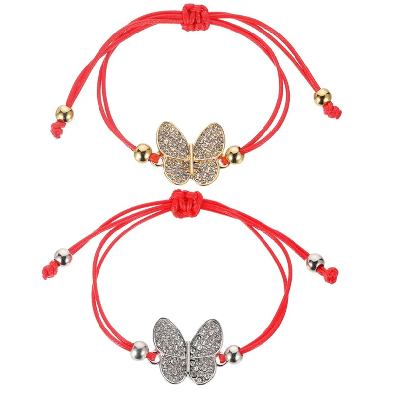 Браслеты с красной нитью ювелирные изделия на удачу для женщин женский браслет