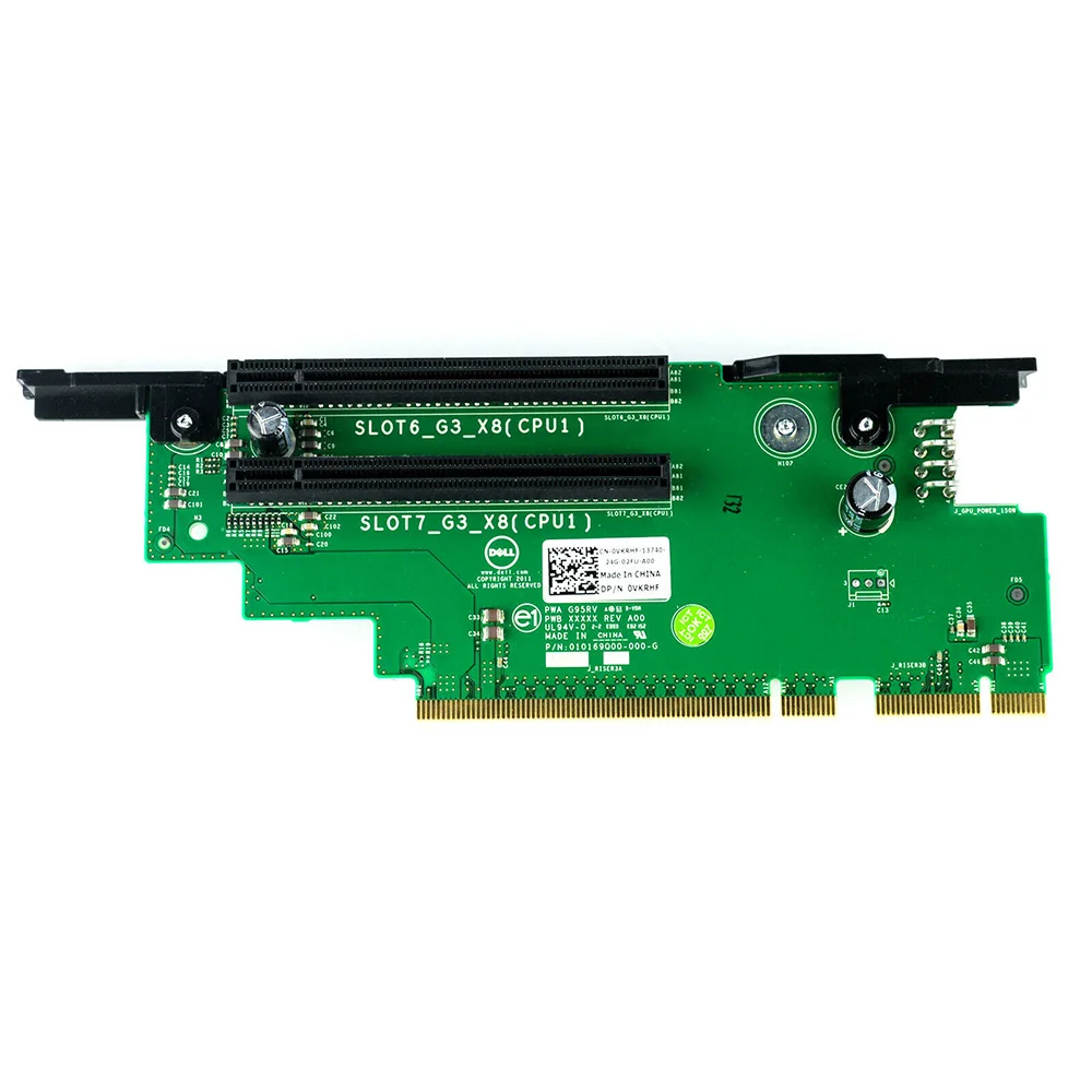 Pulled VKRHF 0VKRHF PCI Express x8 Riser Card for PowerEdge R720 
Pulled VKRHF 0VKRHF PCI Express x8 Riser Card for PowerEdge R720