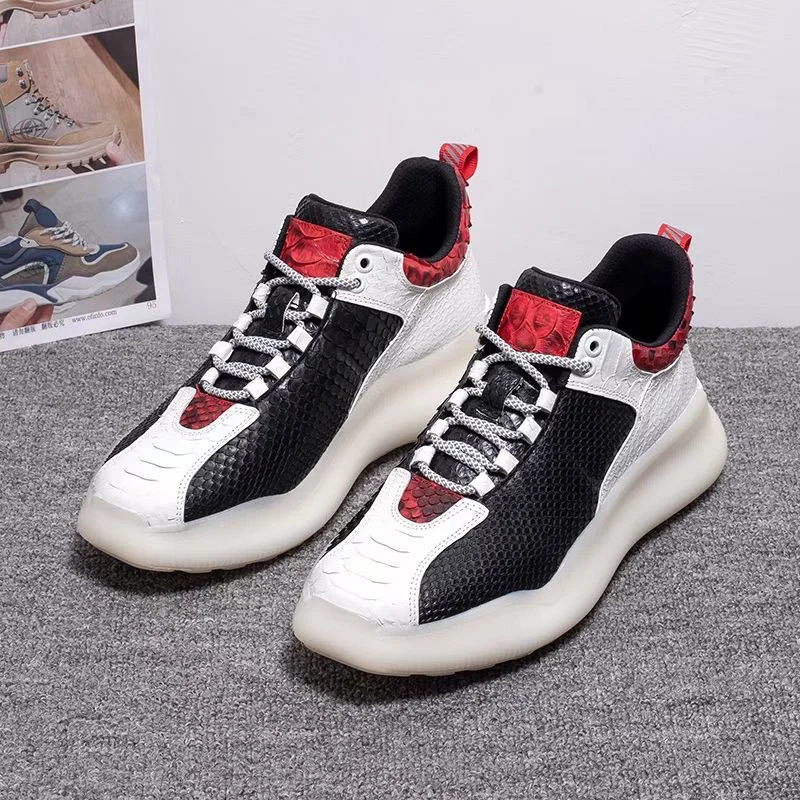 2021 new running men's fashion casual comfortable real Python leather genuine Sneakers high quality designer shoes luxury brand
2021 new running men's fashion casual comfortable real Python leather genuine Sneakers high quality designer shoes luxury brand