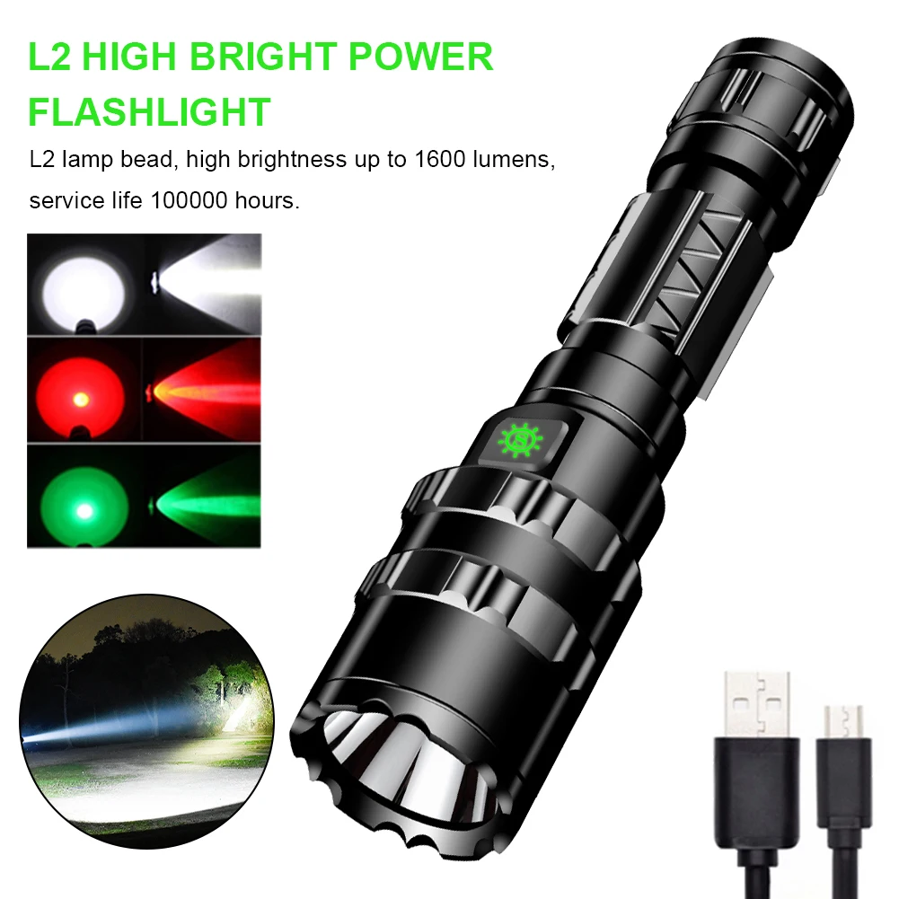 2021 High Bright Power XHP50.2 LED Flashlight Xlamp Aluminum Hunting L2 Waterproof Torch Light Powerful Lanterna By 18650 26650
2021 High Bright Power XHP50.2 LED Flashlight Xlamp Aluminum Hunting L2 Waterproof Torch Light Powerful Lanterna By 18650 26650
