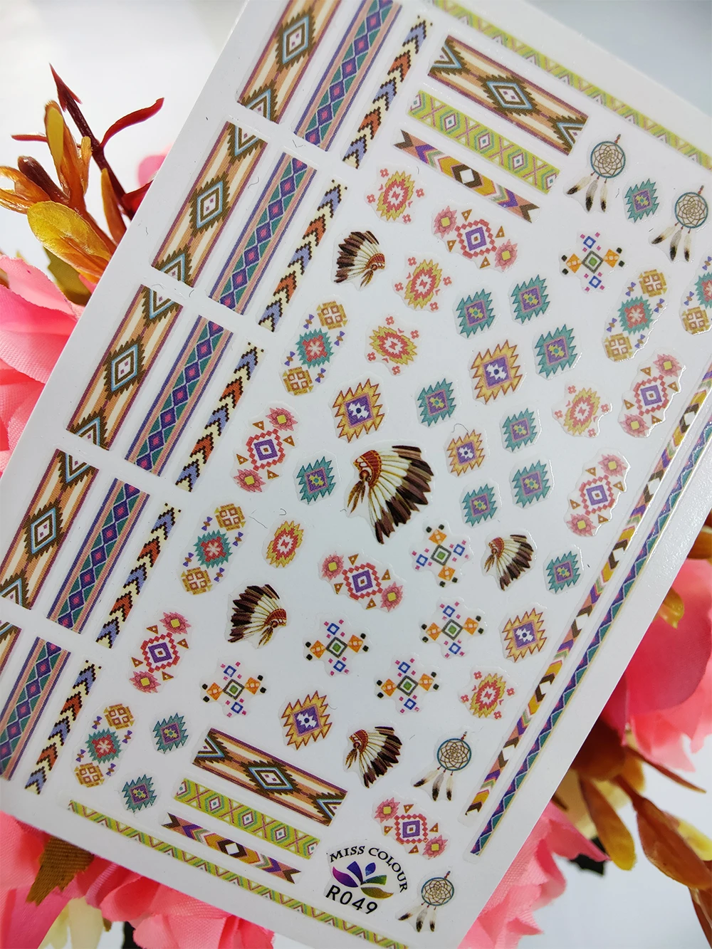 3D Nail Art Sticker Tribal Culture Feather Self Adhesive Stickers for Nails Decoraciones foil Manicure Sliders Accesorios
3D Nail Art Sticker Tribal Culture Feather Self Adhesive Stickers for Nails Decoraciones foil Manicure Sliders Accesorios