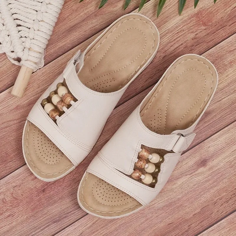 Summer Women Casual Platform Retro Shoes Female Wedge Sandals Orthopedic Open Toe Sandals Vintage Anti-slip Leather 2021
Summer Women Casual Platform Retro Shoes Female Wedge Sandals Orthopedic Open Toe Sandals Vintage Anti-slip Leather 2021