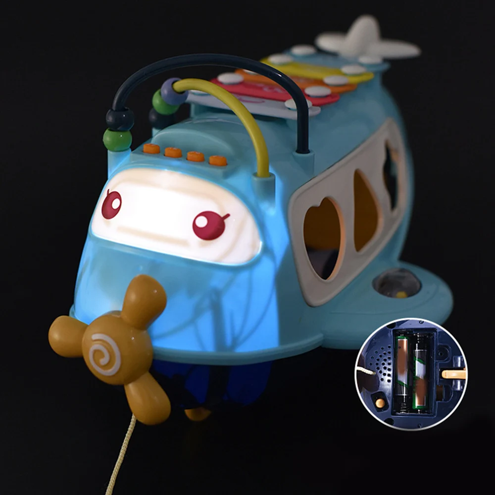 Music Story Simulation Track Inertia Children's Xylophone Toy Aircraft with Light Beaded Gliding Plane Kids Educational Toy Car
Music Story Simulation Track Inertia Children's Xylophone Toy Aircraft with Light Beaded Gliding Plane Kids Educational Toy Car