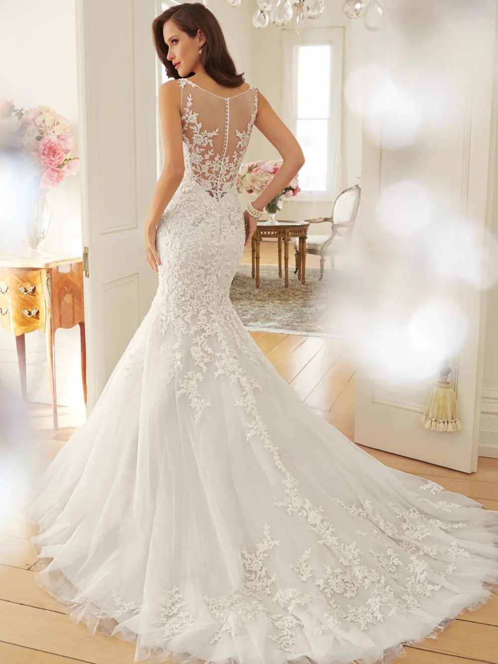 High Quality Mermaid Floor-Length Sleeveless Lace Appliques beading Whole mermaid bridal gown 2018 mother of the bride dresses
High Quality Mermaid Floor-Length Sleeveless Lace Appliques beading Whole mermaid bridal gown 2018 mother of the bride dresses