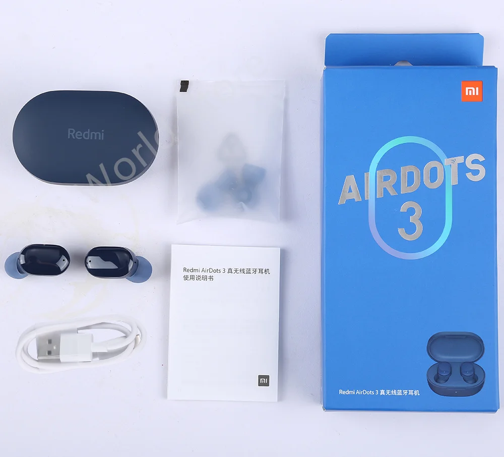 Оригинальные беспроводные наушники Xiaomi Redmi AirDots 3 с поддержкой быстрой зарядки