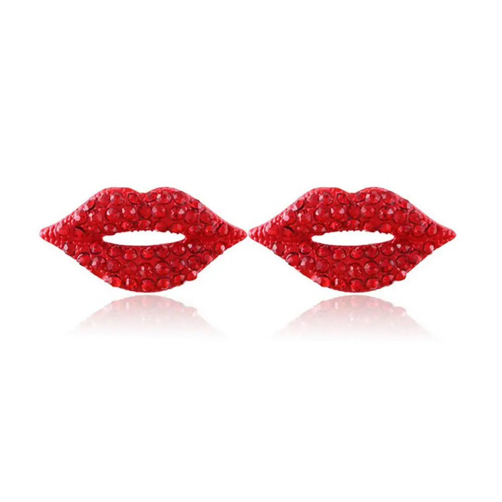 Statement Earrings For Women Shinning Rhinestone Heart Red Lip Drop Trendy Jewelry Party Fine Gift
Statement Earrings For Women Shinning Rhinestone Heart Red Lip Drop Trendy Jewelry Party Fine Gift