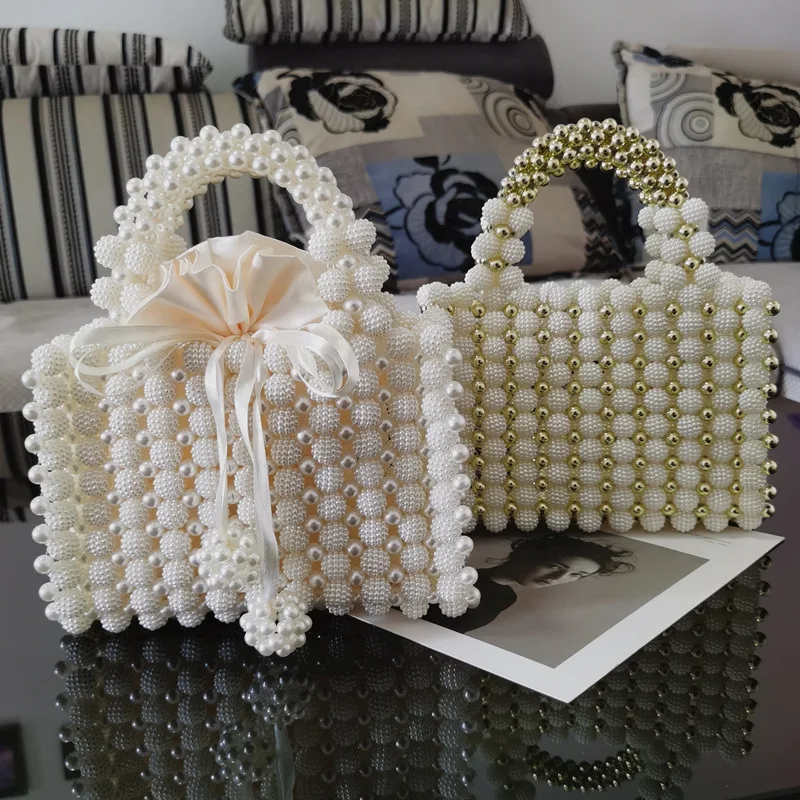 Pearl Beaded Women's Mini Handbag Wedding Evening Clutch Bag For Bridal Luxury Elegant Party Purse
Pearl Beaded Women's Mini Handbag Wedding Evening Clutch Bag For Bridal Luxury Elegant Party Purse