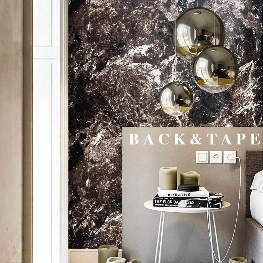 Dark Marble Peel and Stick Wallpaper Vinyl Self-Adhesive Wall Sticker For Countertops Sink Table Desk Cover Furniture Decor
Dark Marble Peel and Stick Wallpaper Vinyl Self-Adhesive Wall Sticker For Countertops Sink Table Desk Cover Furniture Decor