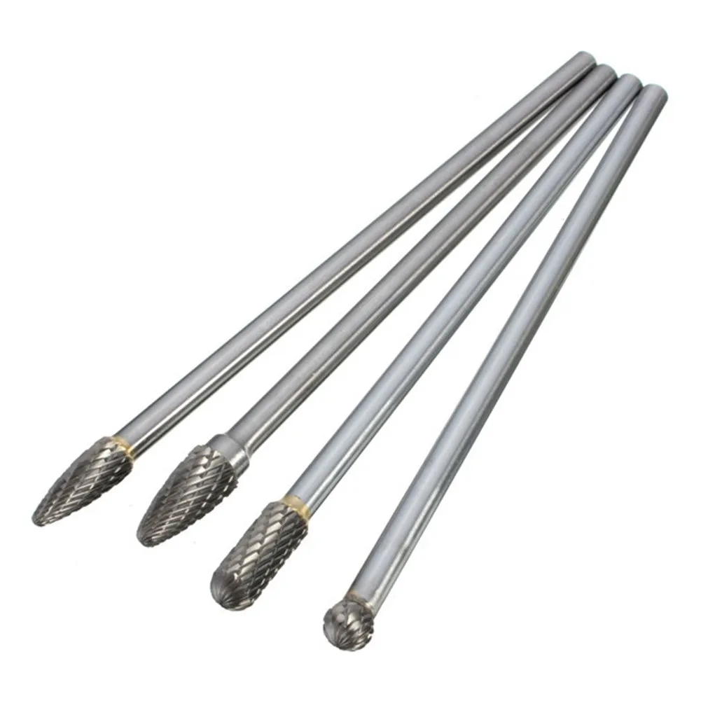 4pc Rotary Burr 1/4 Inch 6mm Shank 150mm Long Carbide Cutter CNC Engraving Bit Long Reach Double Cut Carbide Rotary Burrs
4pc Rotary Burr 1/4 Inch 6mm Shank 150mm Long Carbide Cutter CNC Engraving Bit Long Reach Double Cut Carbide Rotary Burrs