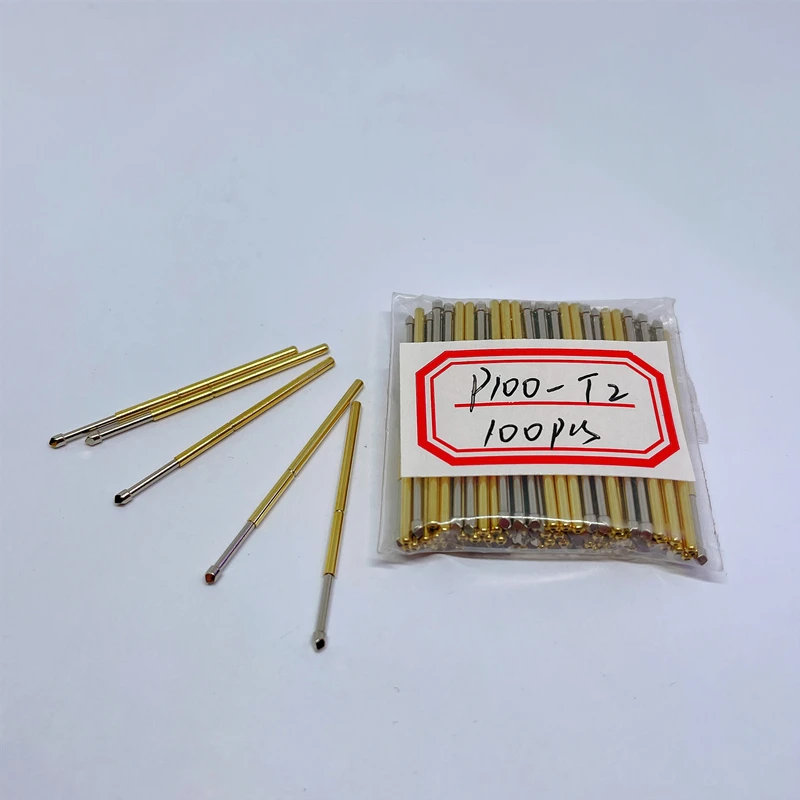 100 штук металлическая латунь Никель-Plated сжатия Тесты Pin P100-T2 Диаметр 1,36 мм бытовая электронная универсальная зонд
100 штук металлическая латунь Никель-Plated сжатия Тесты Pin P100-T2 Диаметр 1,36 мм бытовая электронная универсальная зонд