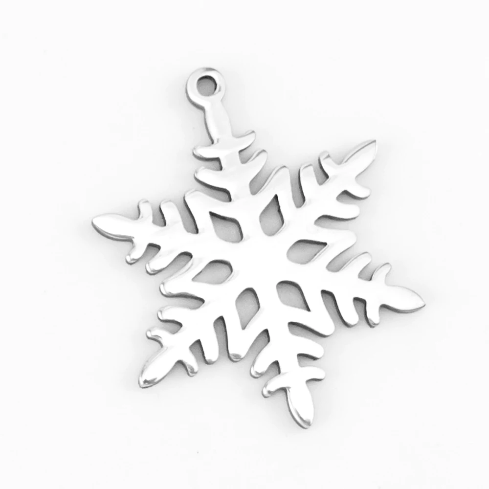 100% Stainless Steel Snowflake Charm For Jewelry Making Metal Snow Flake Charms Mirror Polished Wholesale 10pcs
100% Stainless Steel Snowflake Charm For Jewelry Making Metal Snow Flake Charms Mirror Polished Wholesale 10pcs