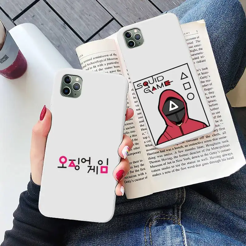 Squid Game Phone Case Candy Color for iPhone 6 6S 7 8 11 12 XS X SE 2020 XR mini pro Plus MAX mobile bags Pink Soldiers
Squid Game Phone Case Candy Color for iPhone 6 6S 7 8 11 12 XS X SE 2020 XR mini pro Plus MAX mobile bags Pink Soldiers