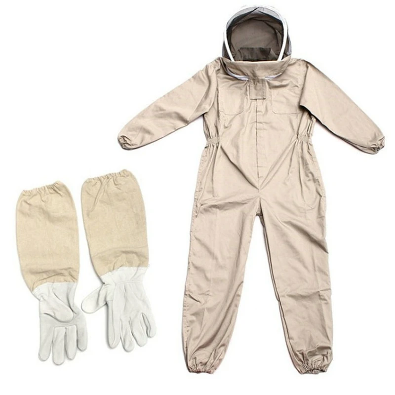 Professional Ventilated Full Body Beekeeping Bee Keeping Suit with Leather Gloves
Professional Ventilated Full Body Beekeeping Bee Keeping Suit with Leather Gloves