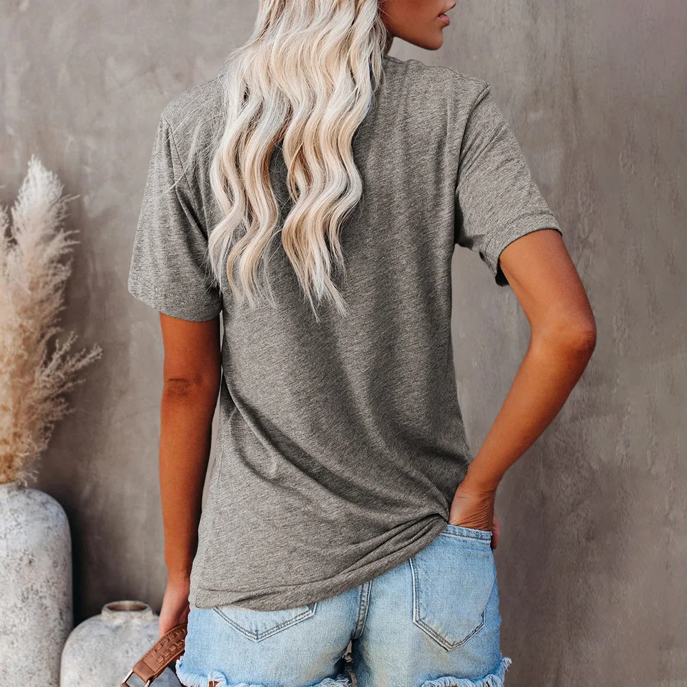 European and American women's top popular leopard love be kind short sleeve T-shirt
European and American women's top popular leopard love be kind short sleeve T-shirt