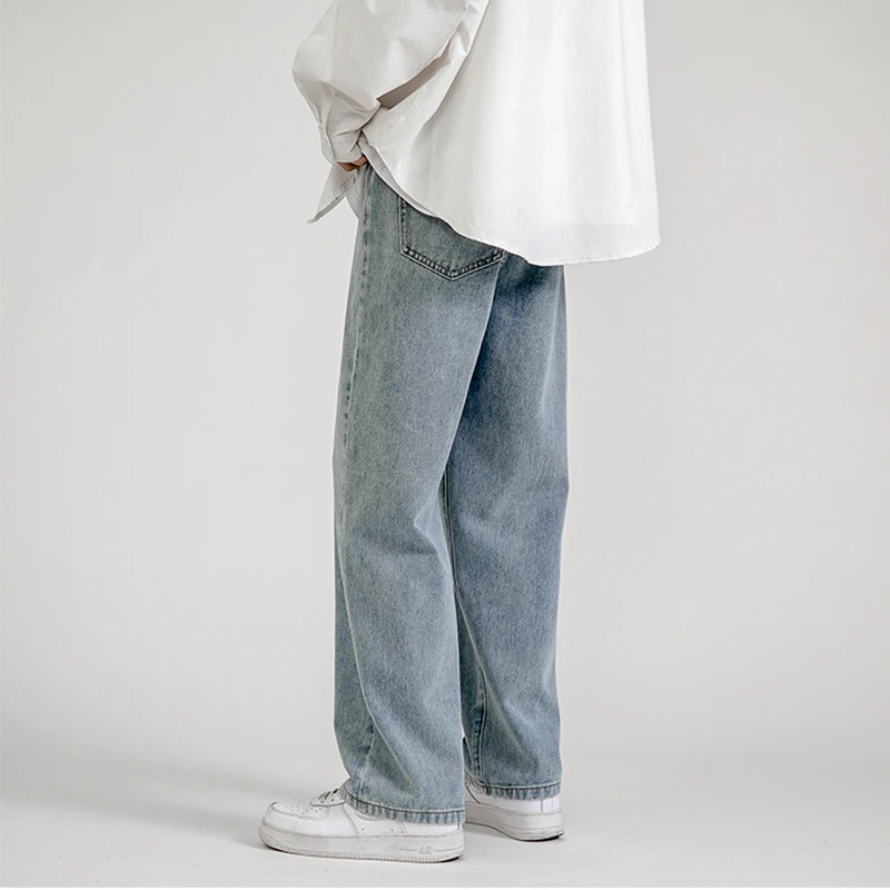 Men's Jeans Fashion Loose Straight New Casual Wide Leg Pants Cowboy Mans Streetwear Korean Hip Hop Trousers Spring Summer jeans
Men's Jeans Fashion Loose Straight New Casual Wide Leg Pants Cowboy Mans Streetwear Korean Hip Hop Trousers Spring Summer jeans